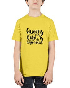 queens Are Born As Aquarius 383# - aquarius - Youth Tee Unisex