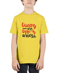 queens Are Born As Aries 384# - aries - Youth Tee Unisex