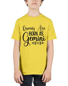 queens are born as gemini 393# - gemini - Youth Tee Unisex