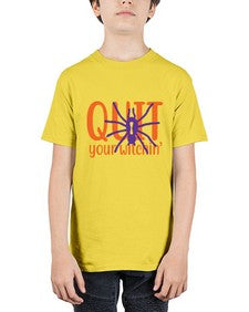 quit your witchin 32# - witch - Youth Tee Unisex