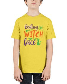 resting witch face 25# - witch - Youth Tee Unisex