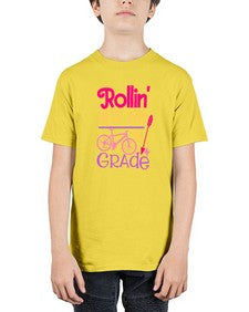 rollin into second grade 783# - second grade - Youth Tee Unisex