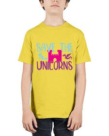 save the unicorns 390# - unicorn - Youth Tee Unisex
