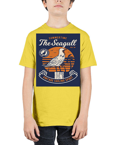 seagul bird 67# - birds - Youth Tee Unisex