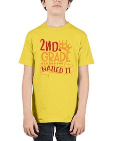 second grade nailed it 828# - second grade - Youth Tee Unisex
