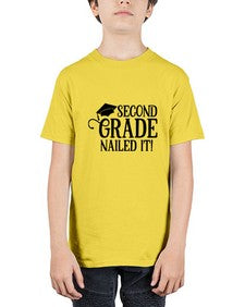second grade nailed it 829# - second grade - Youth Tee Unisex