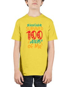 second grade survived one hundred days of me 834# - second grade - Youth Tee Unisex