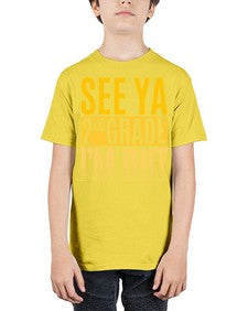see ya second grade im out 843# - second grade - Youth Tee Unisex