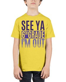 see ya sixth grade im out 844# - sixth grade - Youth Tee Unisex