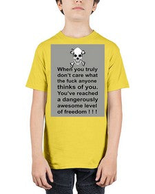 skull 1047# - skull and bones - Youth Tee Unisex