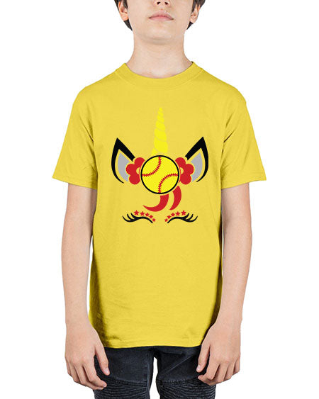 softball unicorn 401# - softball - Youth Tee Unisex