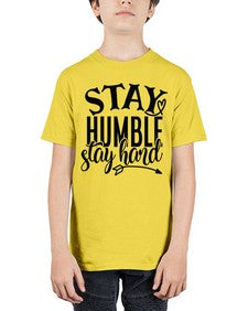 stay humble stay hard Style 71# - motivation - Youth Tee Unisex