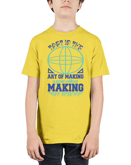 tact is the art of making a point 45# - pi - Youth Tee Unisex
