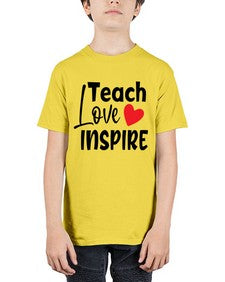 teach love inspre Style 370# - teacher - Youth Tee Unisex