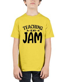 teaching is my jam Style 403# - teacher - Youth Tee Unisex