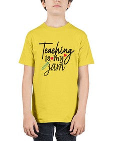 teaching is my jam Style 404# - teacher - Youth Tee Unisex