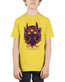 the cat monster gdkkj 1148# - art pop art - Youth Tee Unisex