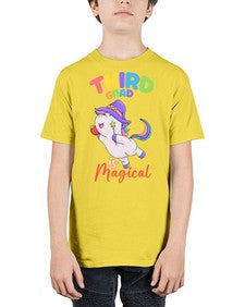 third Grade is Magical Unicorn 962# - third grade - Youth Tee Unisex