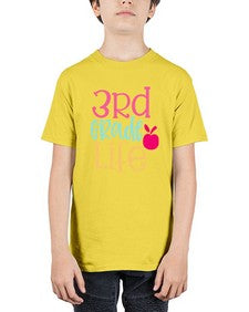 third grade life design 966# - third grade - Youth Tee Unisex