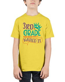 third grade nailed it 970# - third grade - Youth Tee Unisex