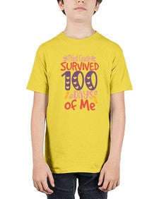 thirdgrade survived one hundred days of me 980# - third grade - Youth Tee Unisex