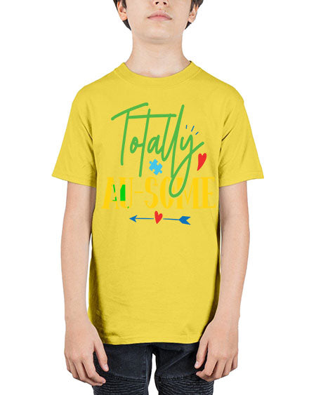 totally ausome Style 1# - autism - Youth Tee Unisex