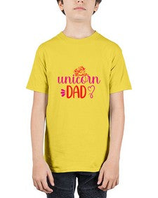 unicorn dad 453# - unicorn - Youth Tee Unisex