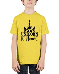 unicorn it heart 466# - unicorn - Youth Tee Unisex