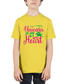 unicorn it heart 467# - unicorn - Youth Tee Unisex