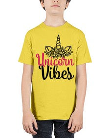 unicorn vibes 512# - unicorn - Youth Tee Unisex