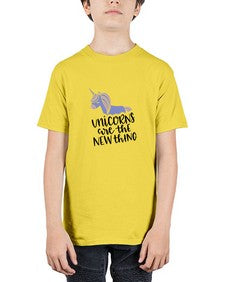 unicorns are the new thing 531# - unicorn - Youth Tee Unisex