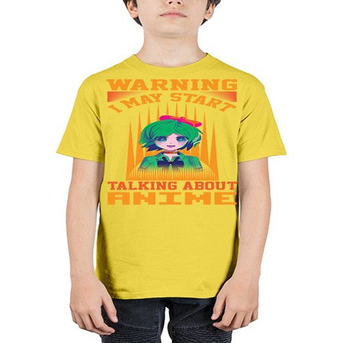 warning i may start talking about anime286# - anime - Youth Tee Unisex