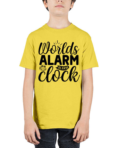 worlds cutest alarm clock 471# - baby - Youth Tee Unisex