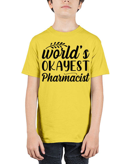 worlds okayest pharmacist 1663# - pharmacist - Youth Tee Unisex