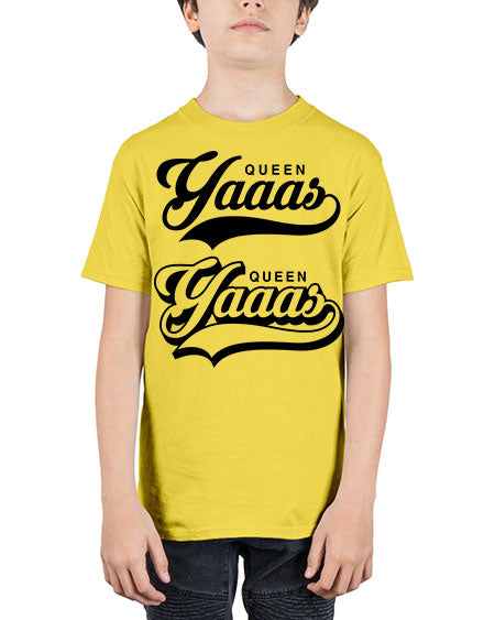 yaaas queen script 6# - black words and phrases - Youth Tee Unisex