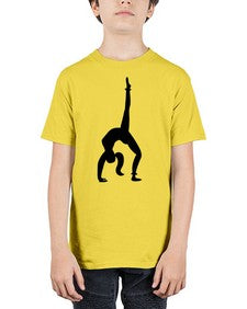 yoga pose  634# - yoga - Youth Tee Unisex