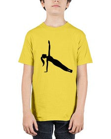 yoga pose  637# - yoga - Youth Tee Unisex