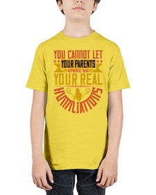 you cannot let your parents anywhere near your real humiliations 711# - parents day - Youth Tee Unisex