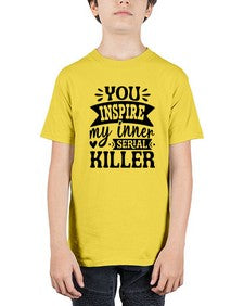 you inspire my inner serial killer 1267# - sassy - Youth Tee Unisex