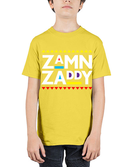 zamn zaddy 1# - black words and phrases - Youth Tee Unisex