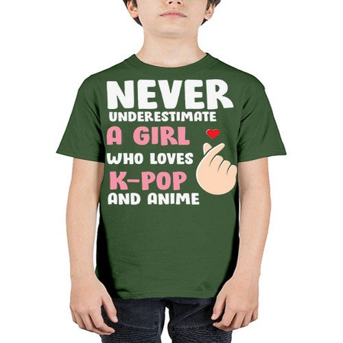 A Girl Who Loves Kpop and Anime 188# - anime - Youth Tee Unisex