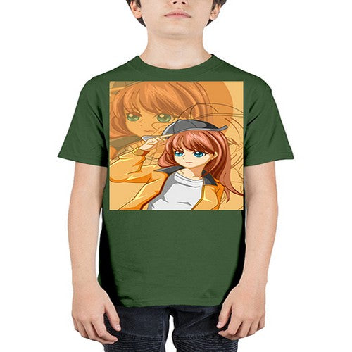 A beautiful girl 118# - anime - Youth Tee Unisex