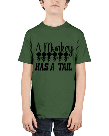 A monkey has a tail  - monkey - Youth Tee Unisex