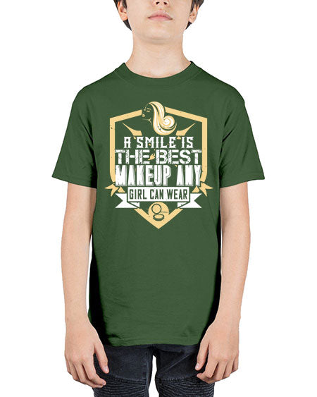A smile is the best makeup any girl can wear Style 261# - beauty - fashion - Youth Tee Unisex