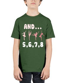 And 5 6 7 8  Ballet 12# - ballet - Youth Tee Unisex