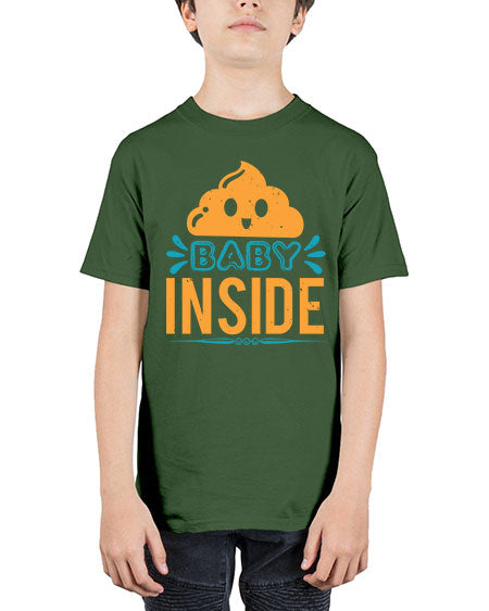 Baby Inside Style 26# - baby shower - Youth Tee Unisex