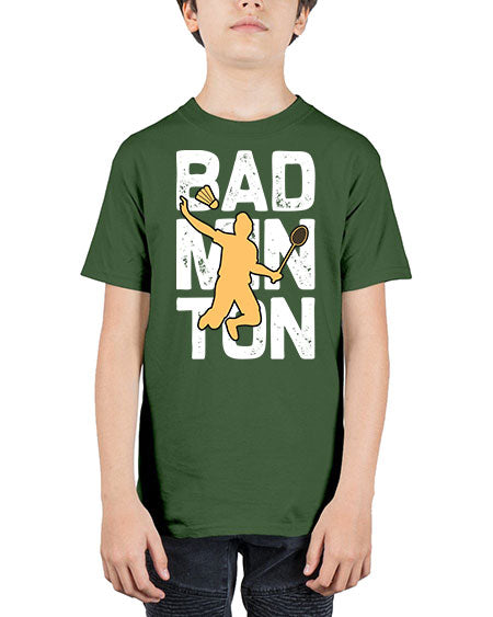 Bad 1452# - badminton - Youth Tee Unisex