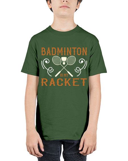 Badminton is my racket 1557# - badminton - Youth Tee Unisex