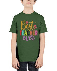 Best Teacher Ever 618# - teacher - Youth Tee Unisex