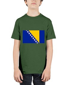Bosnia and Herzegovina 476# - world flags - Youth Tee Unisex
